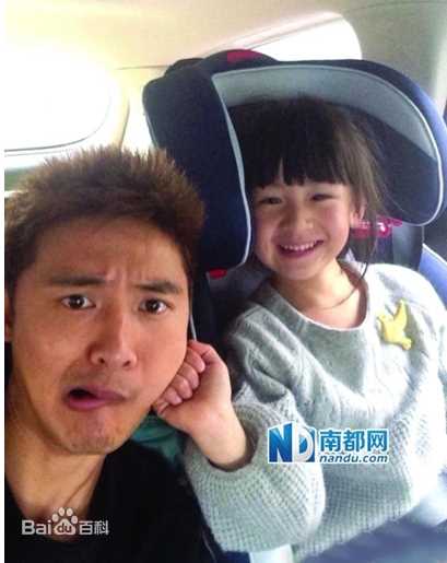 高清田亮在与田雨橙参加互动节目《爸爸去哪儿》中的图集