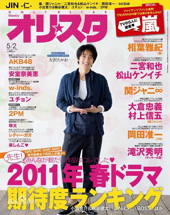 大泽隆夫(Osawa Takao)拍摄杂志封面