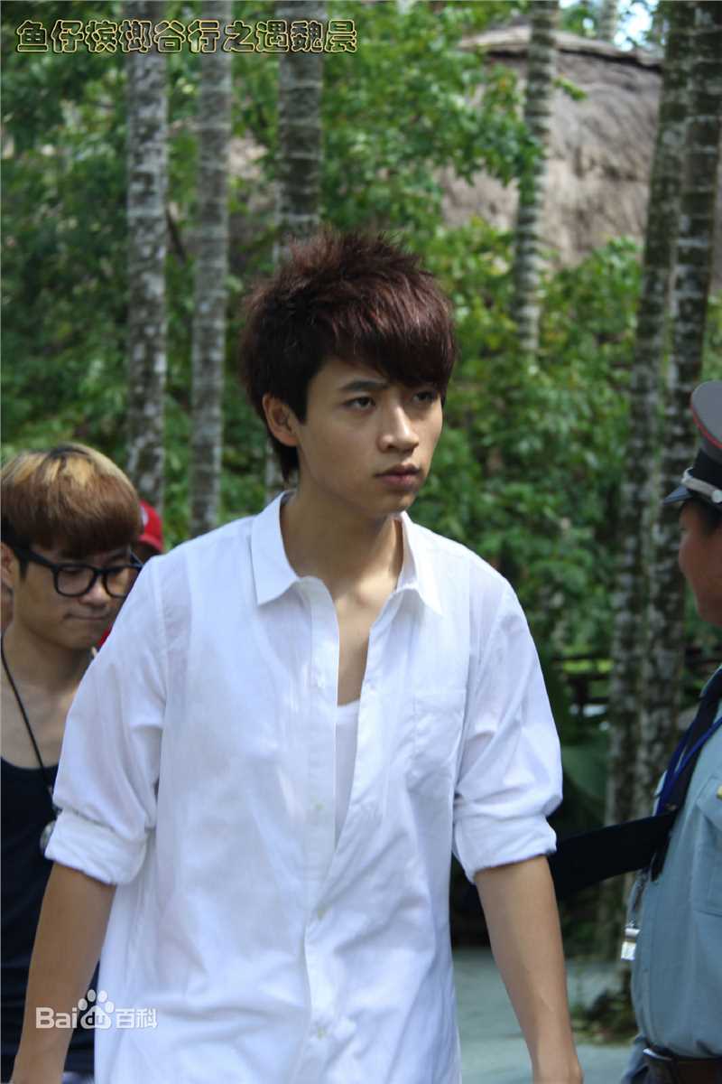 魏晨(Vision Wei)在一呼百应活动中前后照片