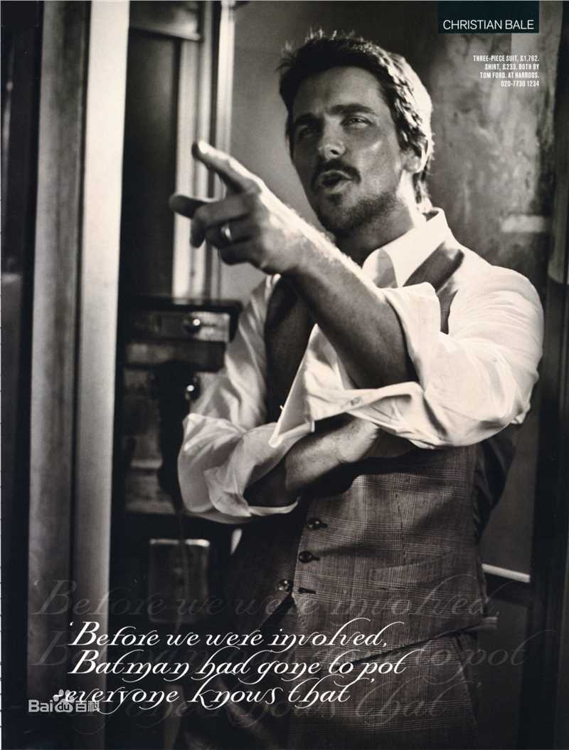 精选克里斯蒂安·贝尔(Christian Bale)精彩图册