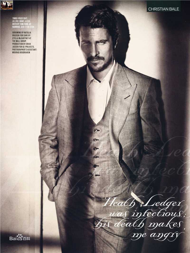 最新克里斯蒂安·贝尔(Christian Bale)精彩图册