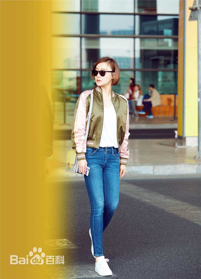 袁姗姗(Mabel Yuan)机场look前后照片
