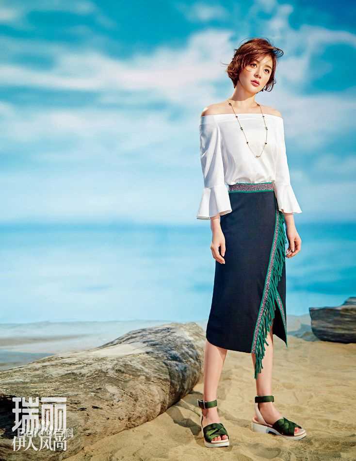 高清袁姗姗(Mabel Yuan)在《瑞丽伊人风尚》2016年7月刊中的图集