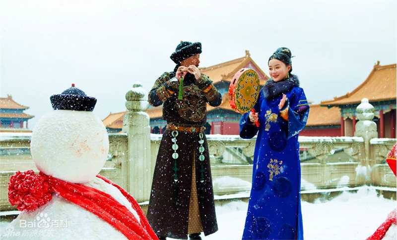 袁姗姗(Mabel Yuan)在《美人无泪》饰大玉儿中的