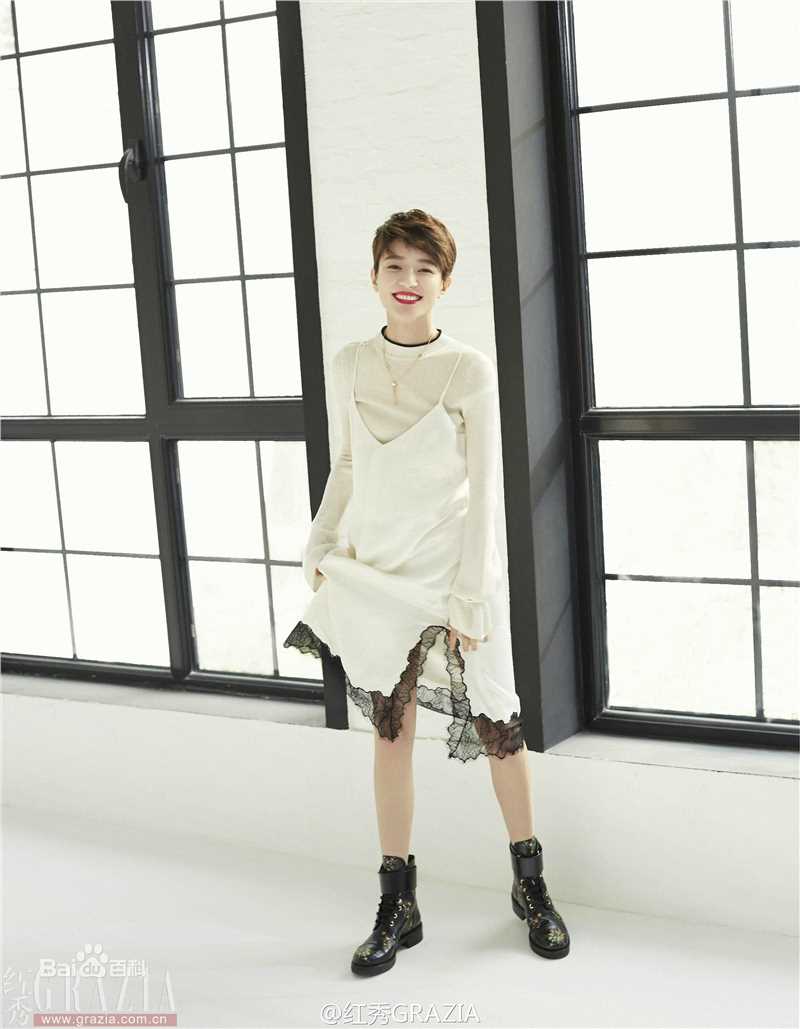 焦俊艳杂志拍摄