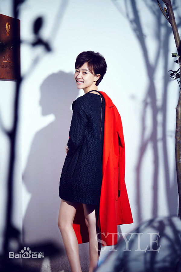 焦俊艳杂志拍摄