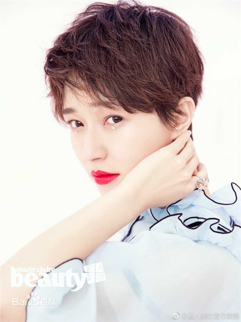 焦俊艳杂志拍摄