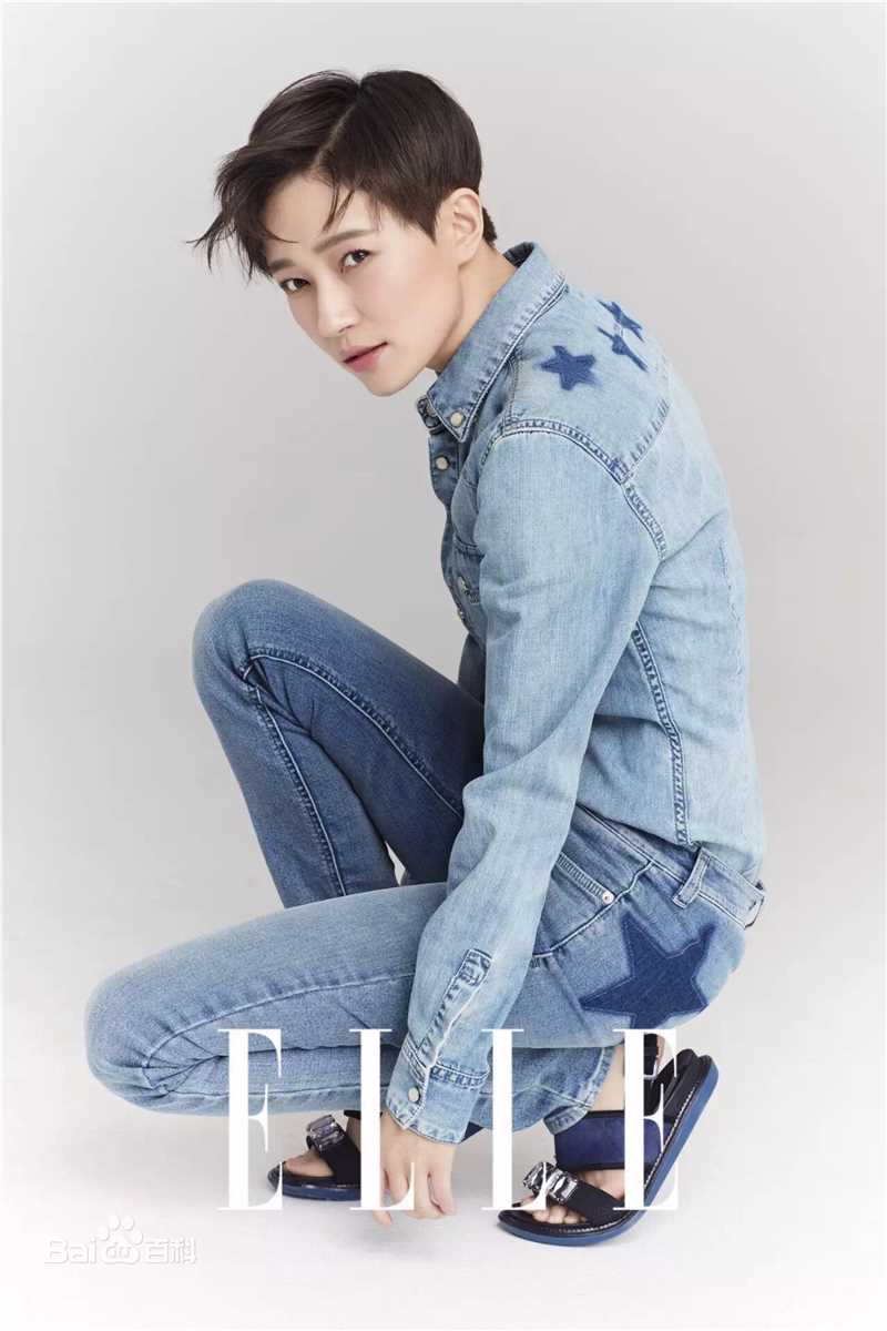 焦俊艳杂志拍摄