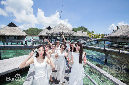 陈思诚(Chen Sicheng)佟丽娅大溪地结婚生活照相册