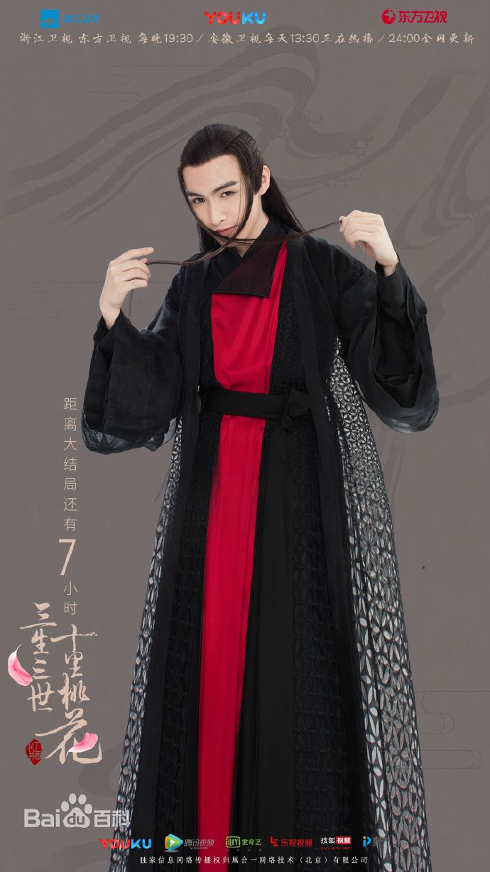 张彬彬(Vin)在《三生三世十里桃花》饰演离镜中的