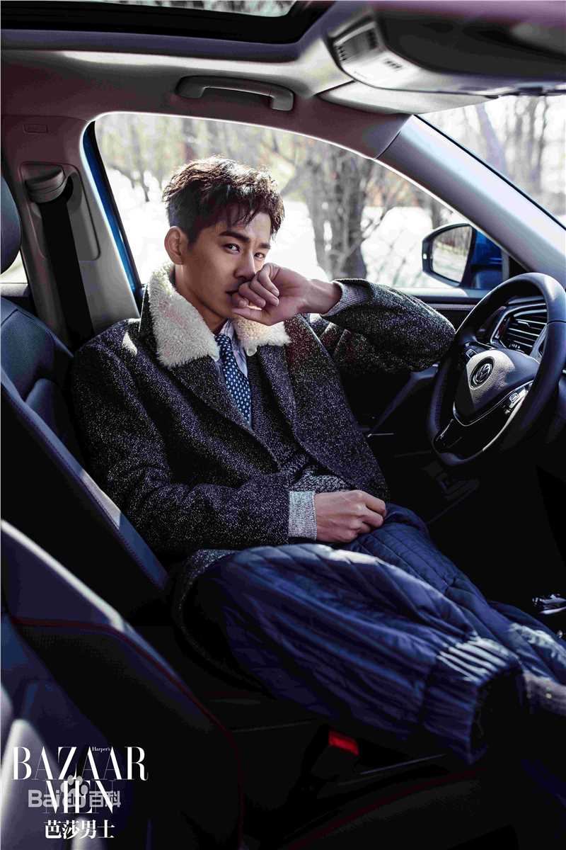 乔振宇(Qiao Zhenyu)芭莎男士前后照片