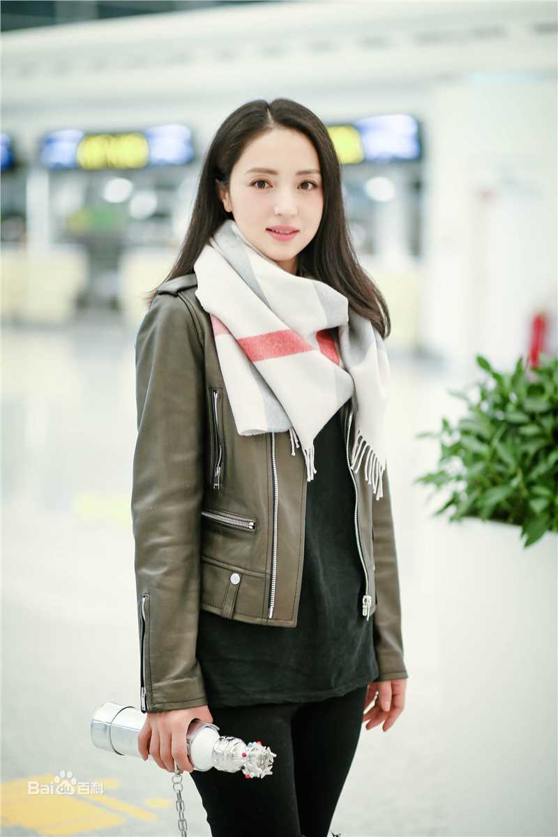 董璇(Dong Xuan)机场街拍性感图片壁纸