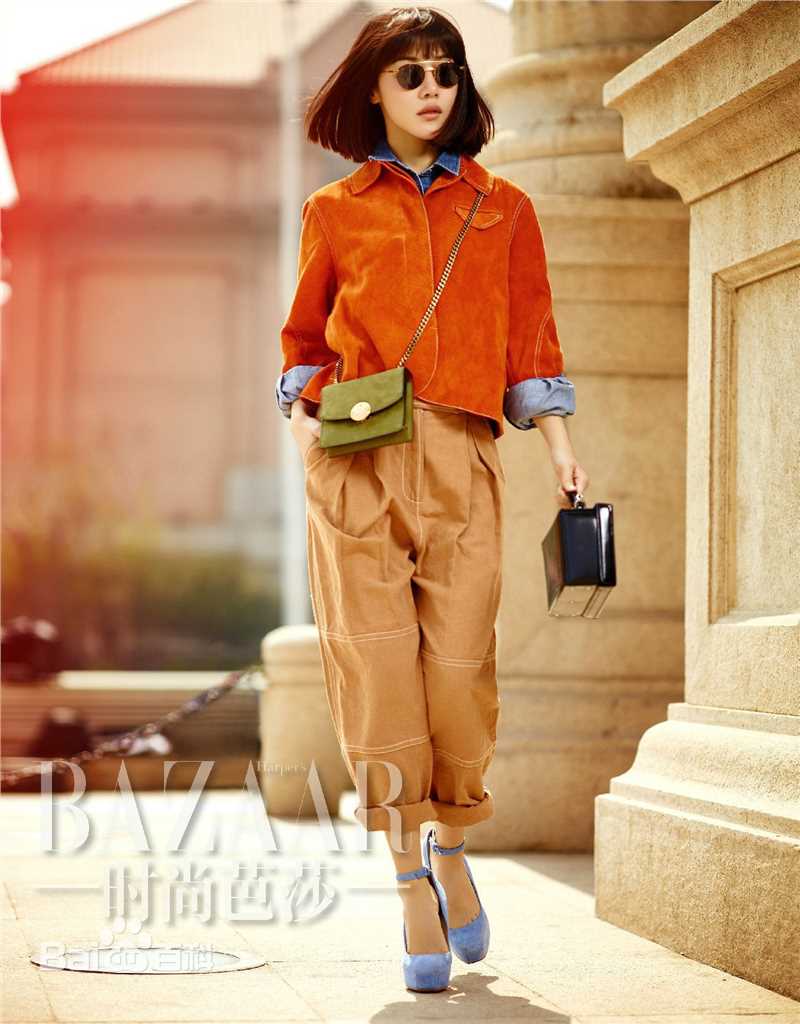 最优质邓家佳(Deng Jiajia)在《时尚芭莎》中的相册