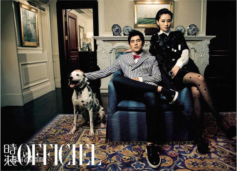 林鹏与周杰伦合拍《时装》2012年2月刊封面