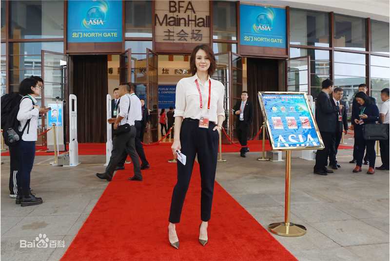 关悦(Guan Yue)亮相2017博鳌亚洲论坛素颜照相册