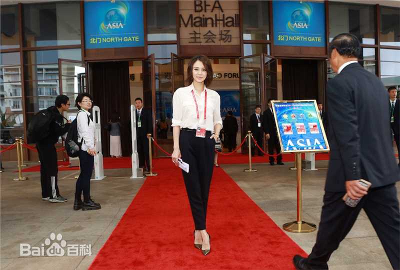 关悦(Guan Yue)亮相2017博鳌亚洲论坛素颜照相册