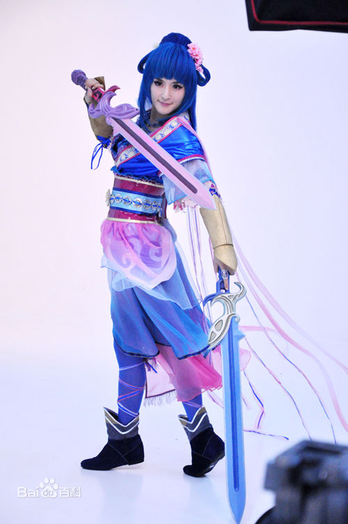 谢娜(Nana)代言梦幻诛仙图片图集