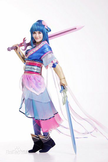 谢娜(Nana)代言梦幻诛仙图片图集