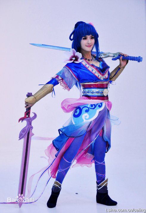 谢娜(Nana)代言梦幻诛仙图片图集