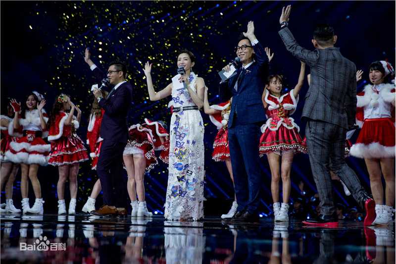 江疏影(Jiang Shuying)2016-2017江苏卫视跨年晚会壁纸壁纸