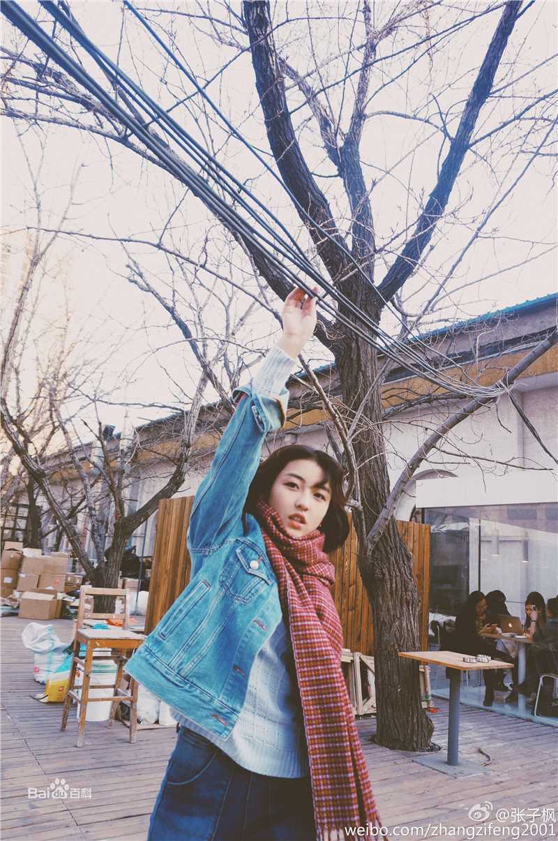 张子枫(Wendy Zhang)微“枫”前后照片