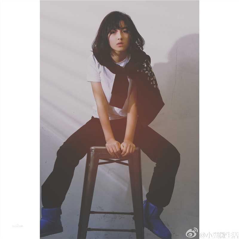 张子枫(Wendy Zhang)微“枫”前后照片