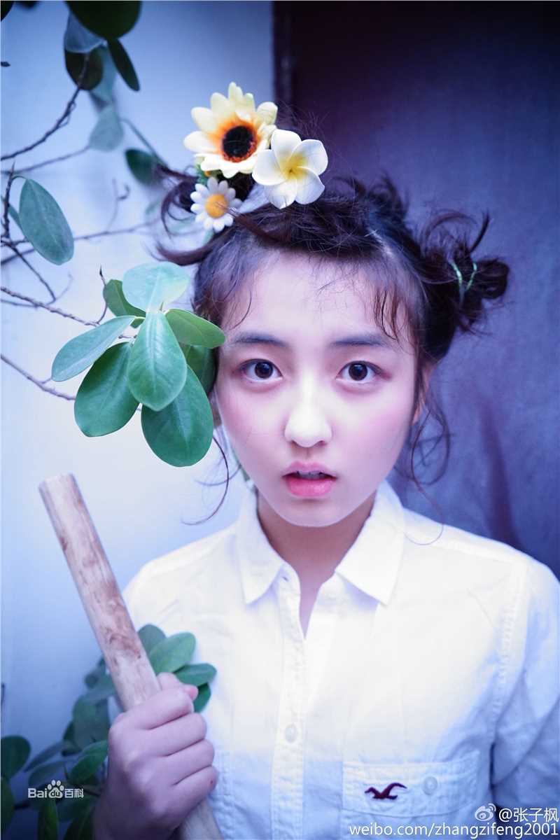 张子枫(Wendy Zhang)微“枫”前后照片
