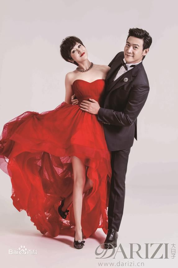 陆毅鲍蕾最新时尚封面