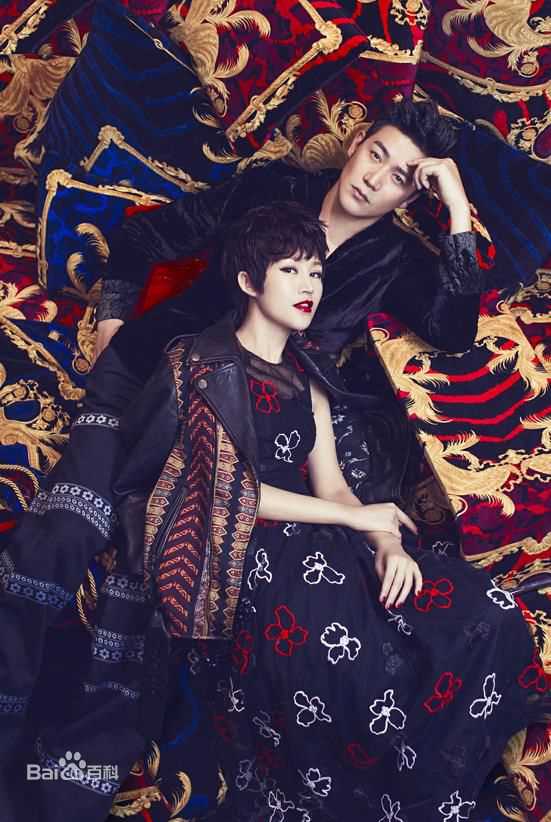 陆毅鲍蕾最新时尚封面