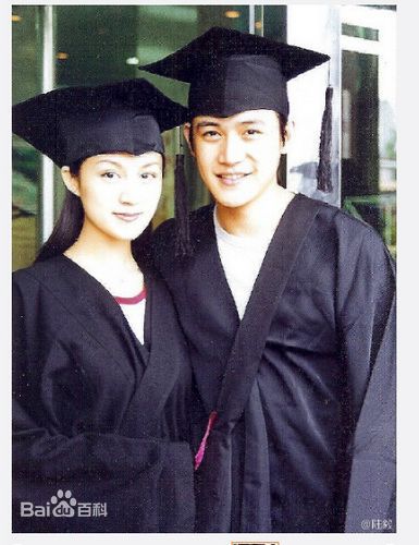 陆毅与鲍蕾合照