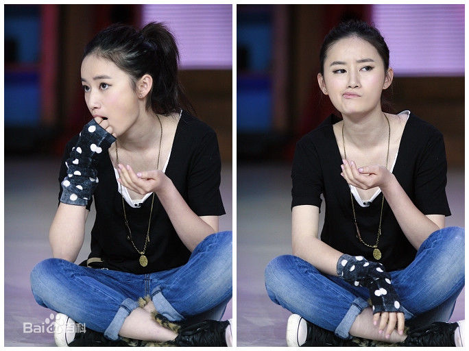 精选郭晓婷(Cristy)在参加《天天向上》节目中的图册