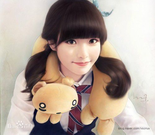 李知恩(IU（艺名）、 （韩文）、Lee Ji Eun（英文）)IU手绘图片图集