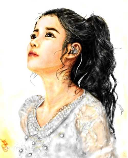 李知恩(IU（艺名）、 （韩文）、Lee Ji Eun（英文）)IU手绘图片图集