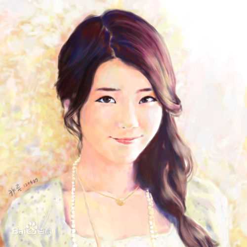 李知恩(IU（艺名）、 （韩文）、Lee Ji Eun（英文）)IU手绘图片图集