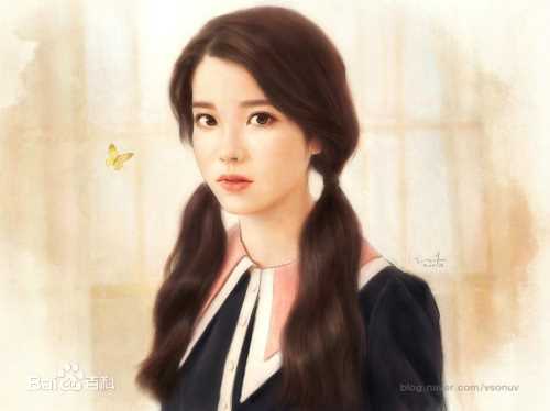 李知恩(IU（艺名）、 （韩文）、Lee Ji Eun（英文）)IU手绘图片图集