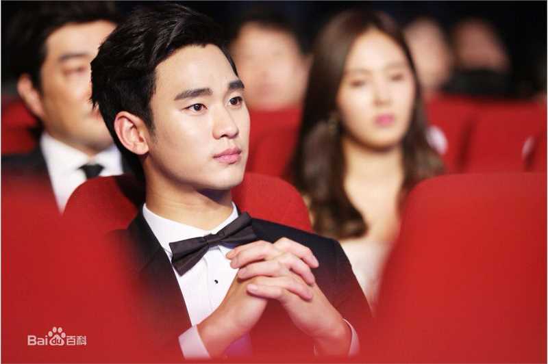 金秀贤(Kim Soo Hyun、キム スヒョン)百想艺术大赏(2014)前后照片