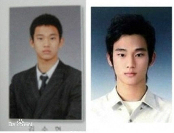 金秀贤(Kim Soo Hyun、キム スヒョン)学生时期前后照片