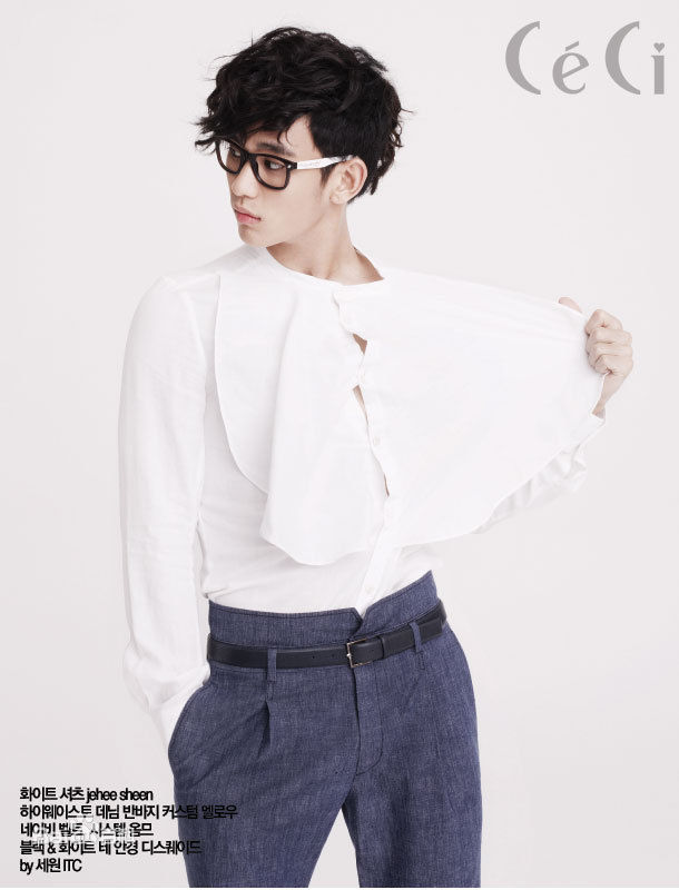 金秀贤(Kim Soo Hyun、キム スヒョン)CéCi (2010.06)壁纸壁纸