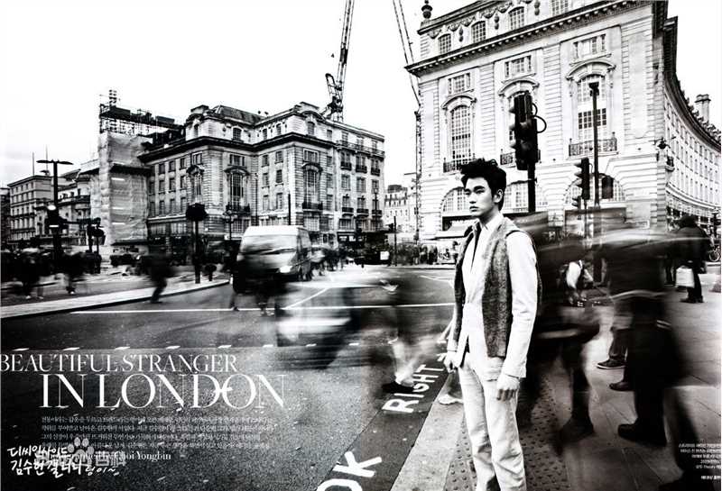 金秀贤(Kim Soo Hyun、キム スヒョン)在《Harper's Bazaar》中的