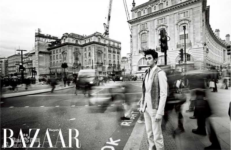 金秀贤(Kim Soo Hyun、キム スヒョン)在《Harper's Bazaar》中的