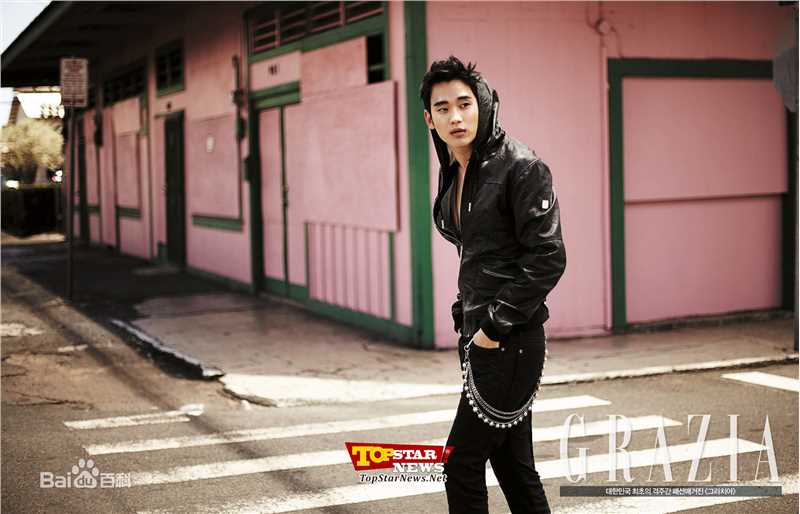 金秀贤(Kim Soo Hyun、キム スヒョン)在《Grazia》中的
