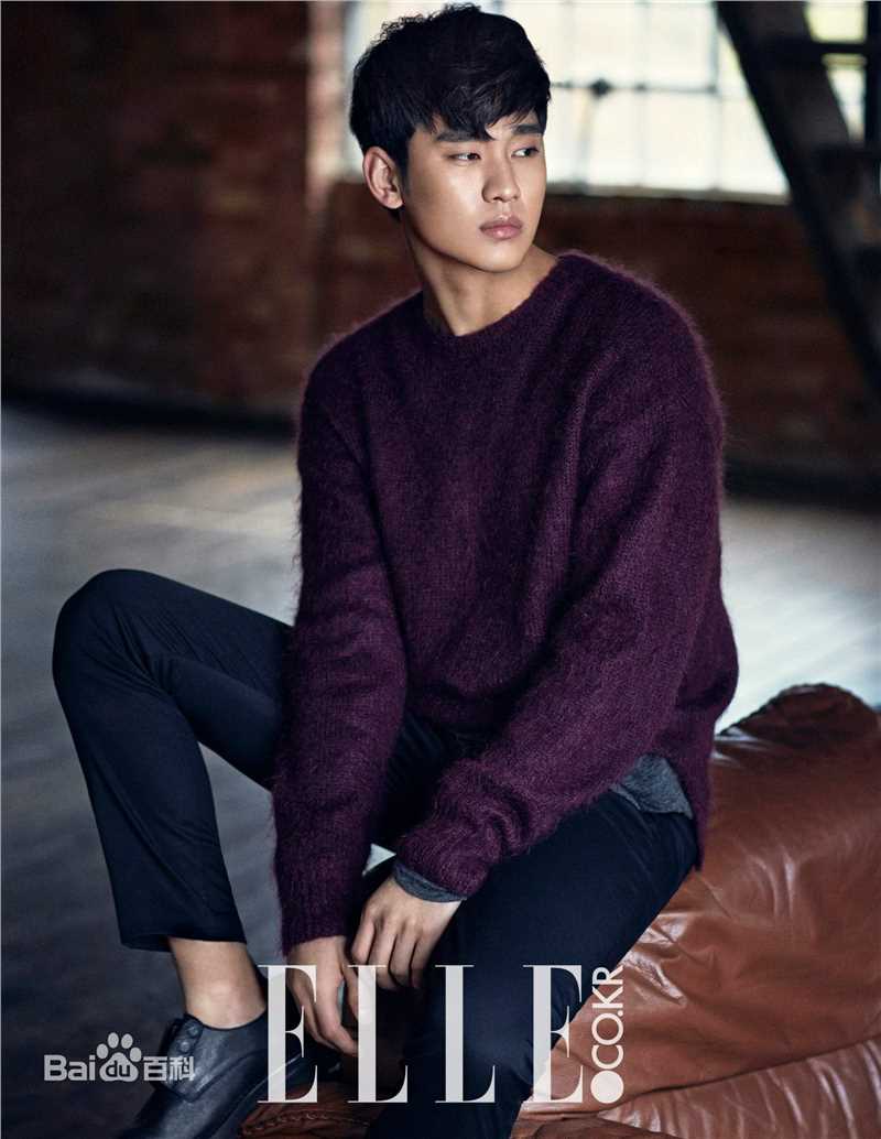金秀贤(Kim Soo Hyun、キム スヒョン)2015 ELLE 1月刊壁纸壁纸