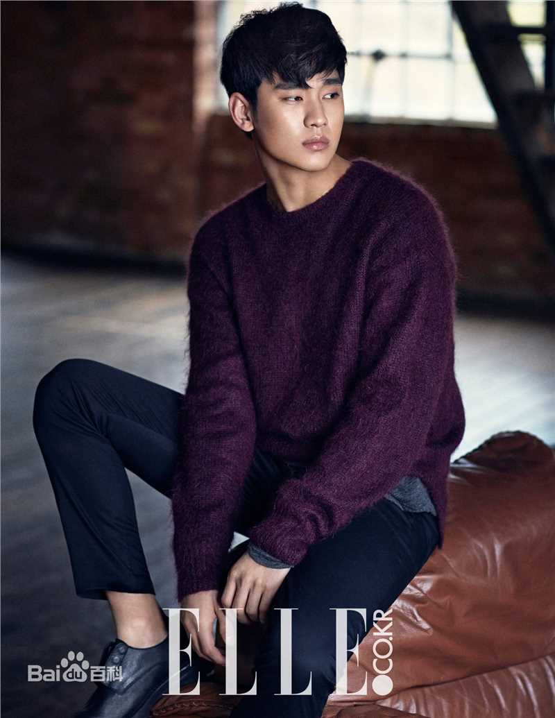 金秀贤(Kim Soo Hyun、キム スヒョン)2015 ELLE 1月刊壁纸壁纸