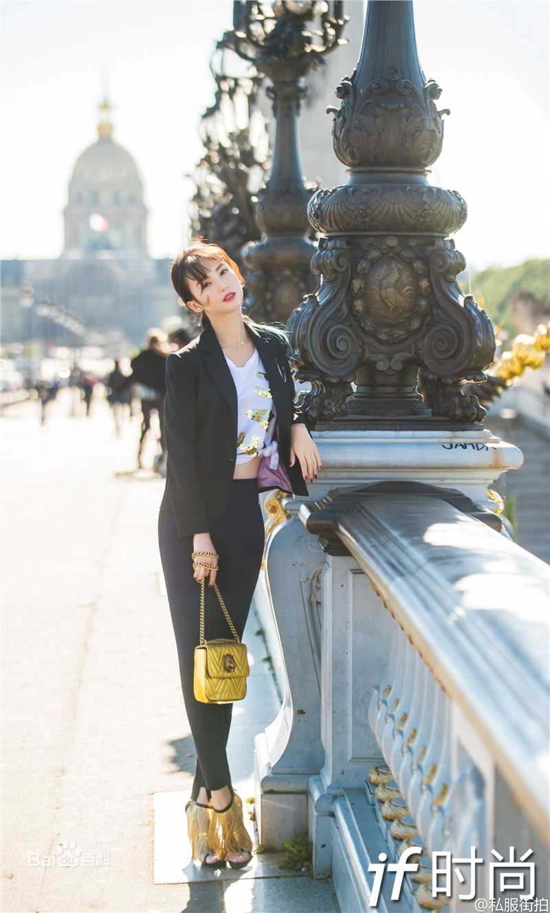 金晨(Gina)【IF时尚】巴黎时装周图册