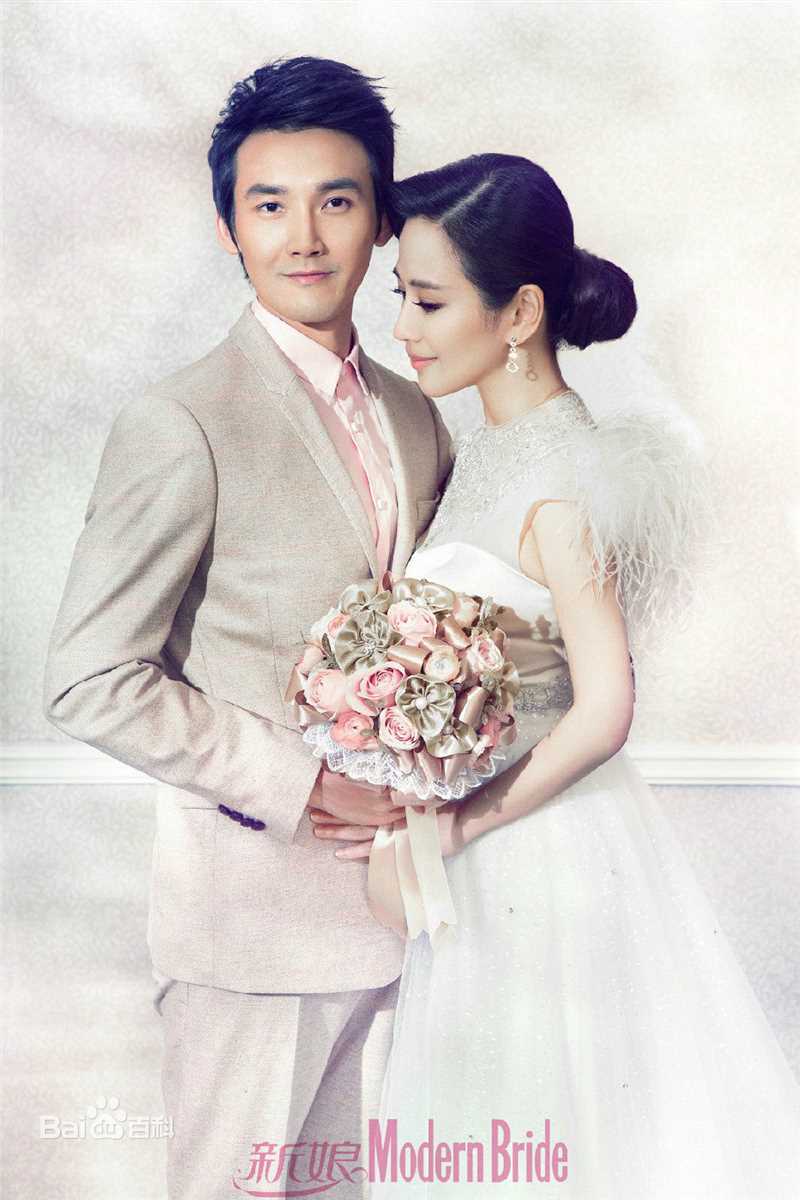 张铎与陈松伶婚纱照