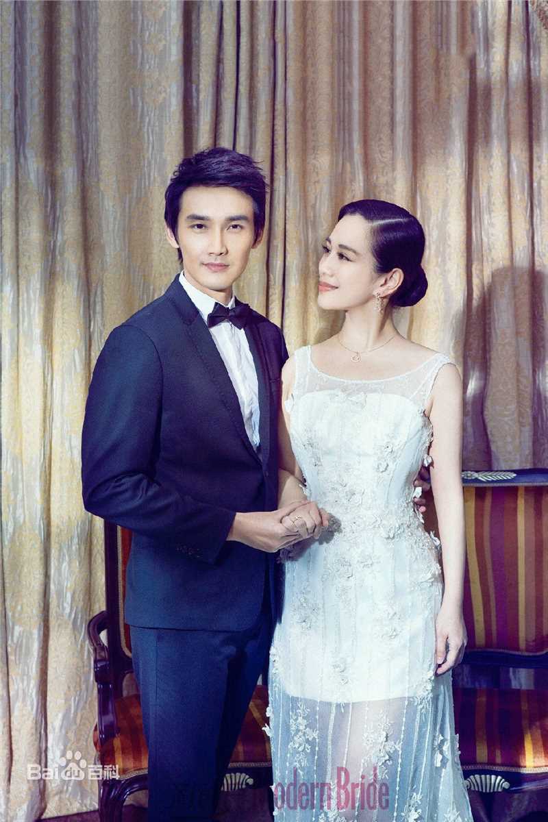 张铎与陈松伶婚纱照