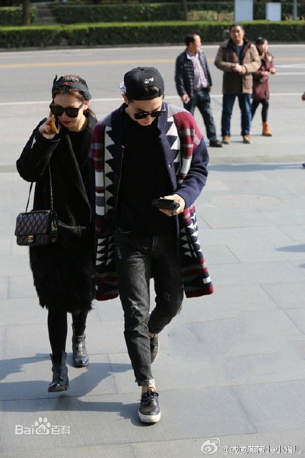 戚薇(Stephy)与李承铉前后照片