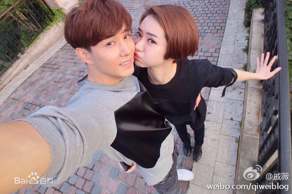 戚薇(Stephy)与李承铉前后照片