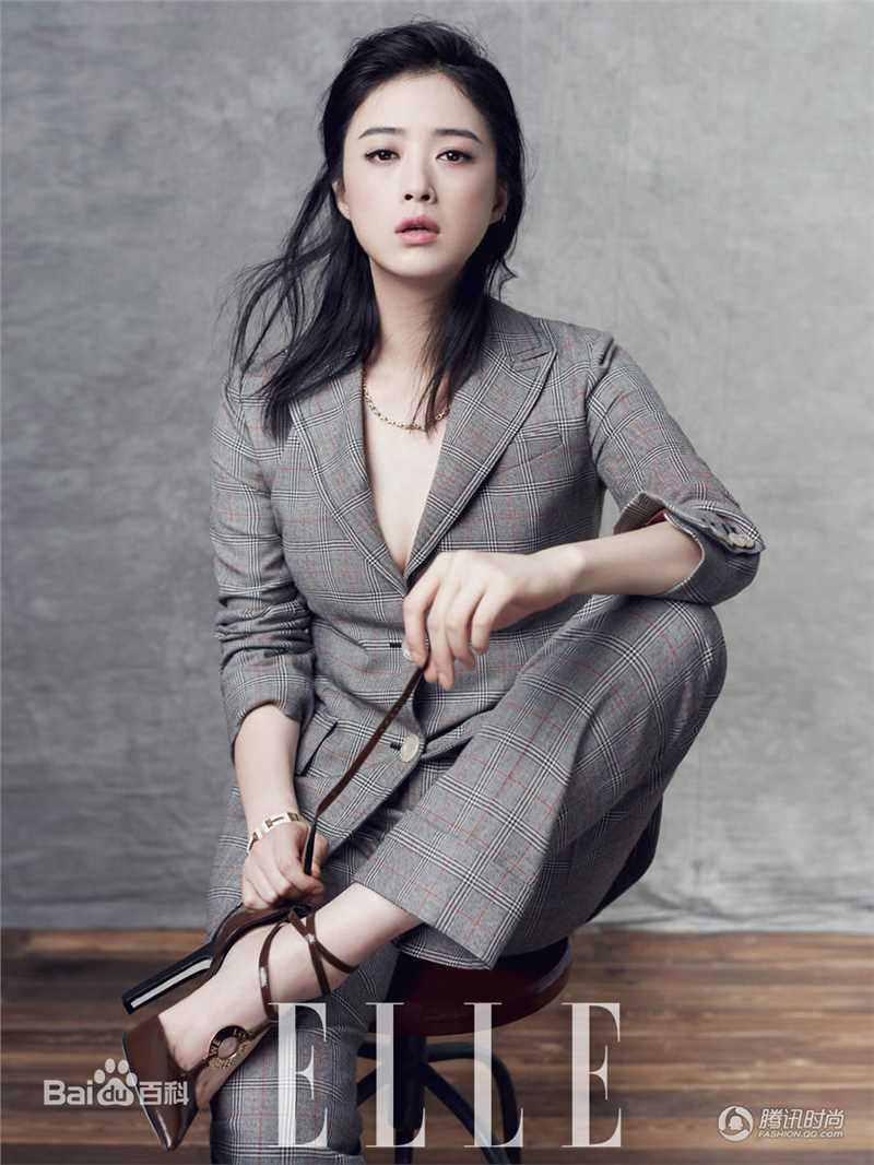 蒋欣(Rulu)ELLE前后照片