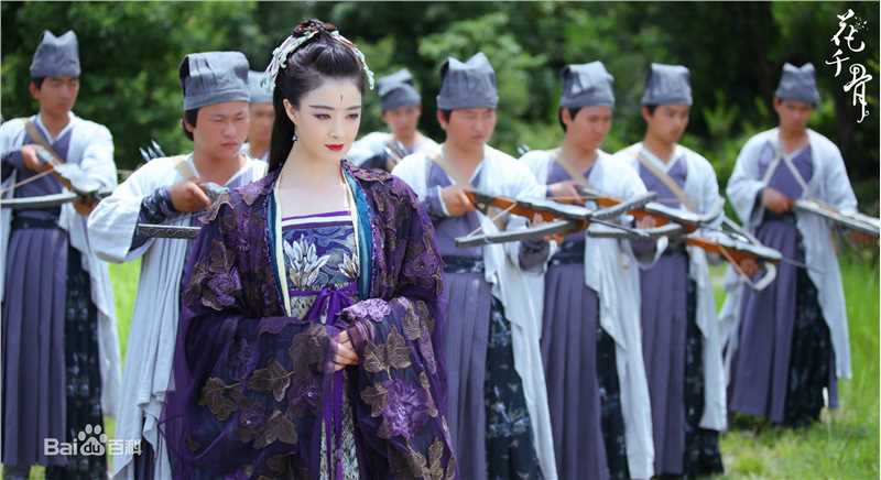 最全蒋欣(Rulu)在《花千骨》夏紫薰中的壁纸